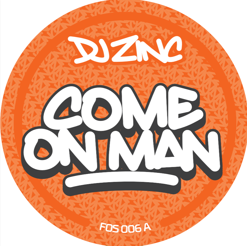 DJ Zinc - Down/Come On Man 12" vinyl - previously unreleased (FOS006)